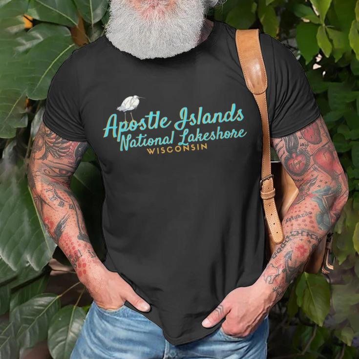 Apostle Islands National Lakeshore Wisconsin T-Shirt Gifts for Old Men