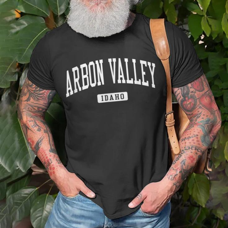 Arbon Valley Idaho Id College University Sports Style T-Shirt Gifts for Old Men