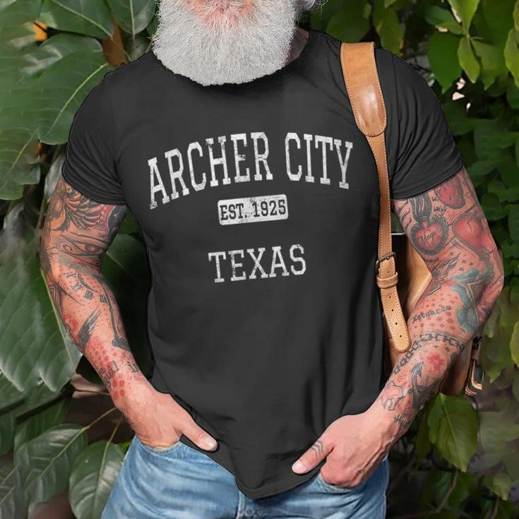 Archer City Texas Tx Vintage T-Shirt Gifts for Old Men