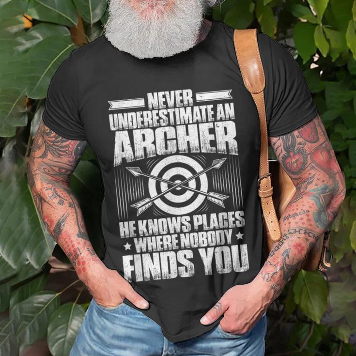 Archery Gifts, Never Underestimate Shirts