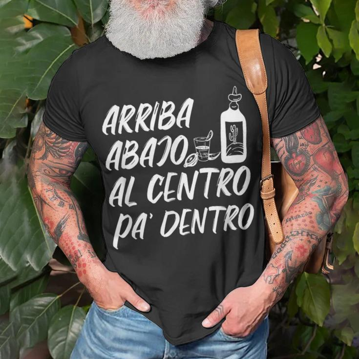 Arriba Abajo Al Centro Pa Dentro Mexican Cinco De Mayo T-Shirt Gifts for Old Men