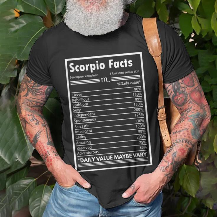 Astrology Awesome Zodiac Sign Scorpio T-Shirt Gifts for Old Men