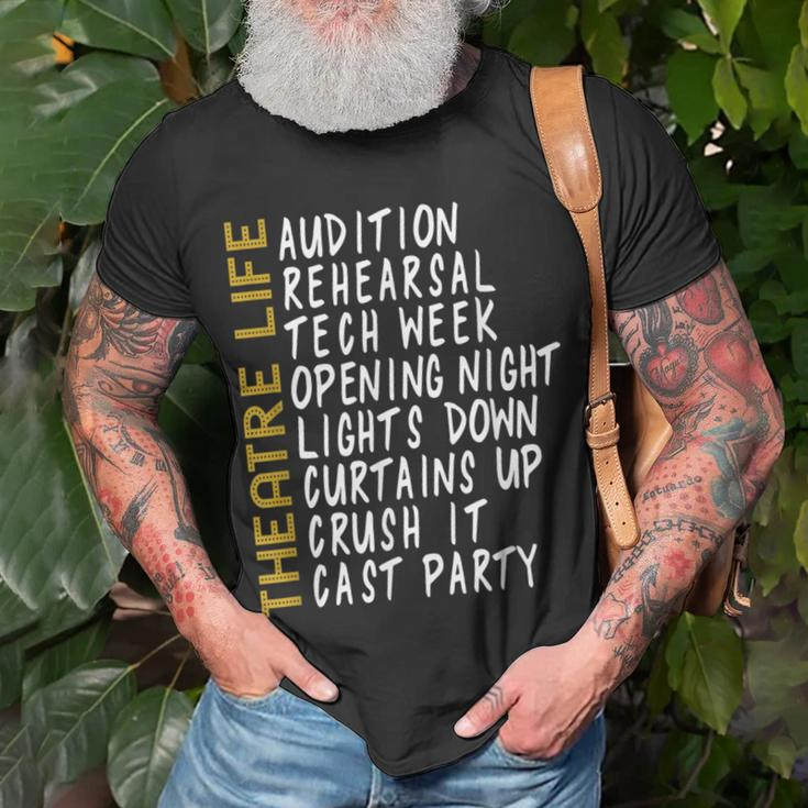 Theatre Acting Thespian Play Director T-Shirt Gifts for Old Men