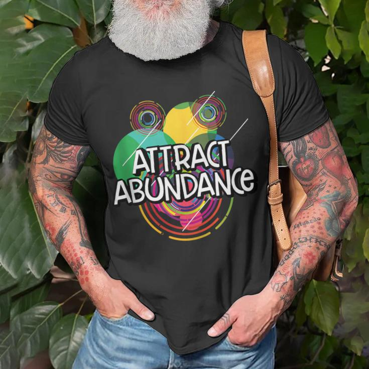 Attract Abundance Humanity Positive Quotes Kindness T-Shirt Gifts for Old Men