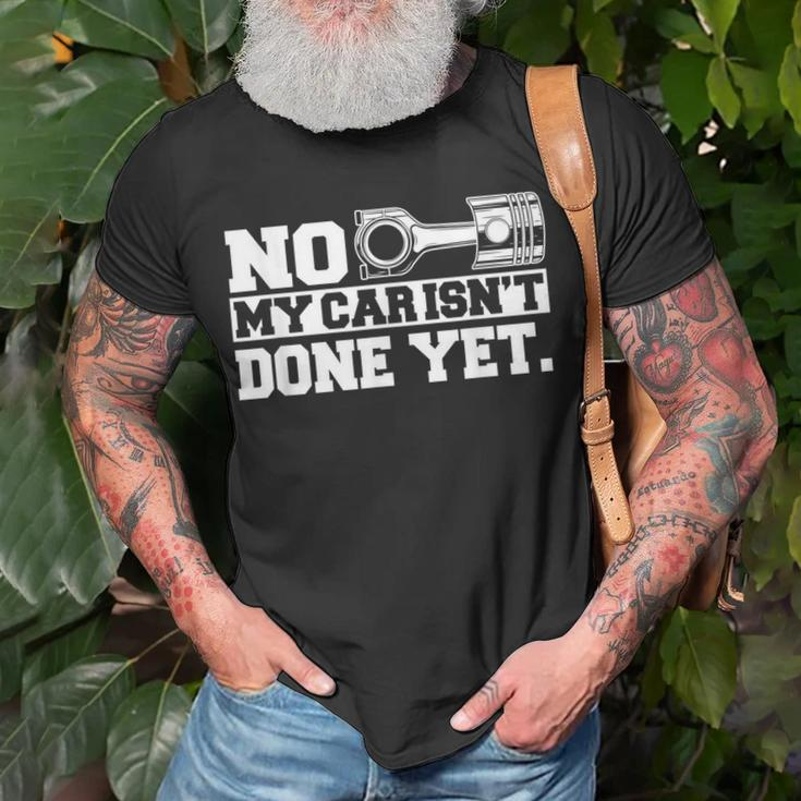 Auto Mechanic Automotive Technician Mech Repair Greaser Car Mechanic Funny Gifts Funny Gifts Unisex T-Shirt Gifts for Old Men