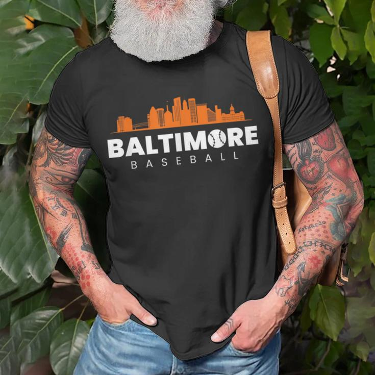 Baltimore Baseball Vintage Minimalist Retro Baseball Lover T-Shirt Gifts for Old Men