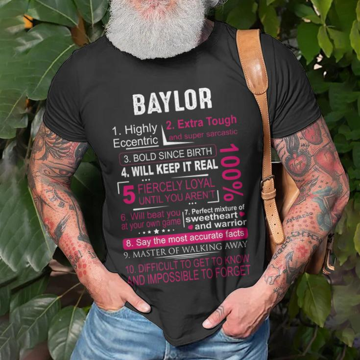 Baylor Name Gift Baylor Name V2 Unisex T-Shirt Gifts for Old Men