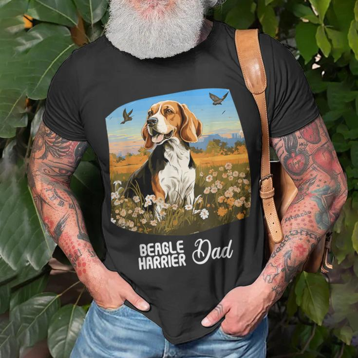 Beagle Harrier Dad Dog Beagle Harrier T-Shirt Gifts for Old Men