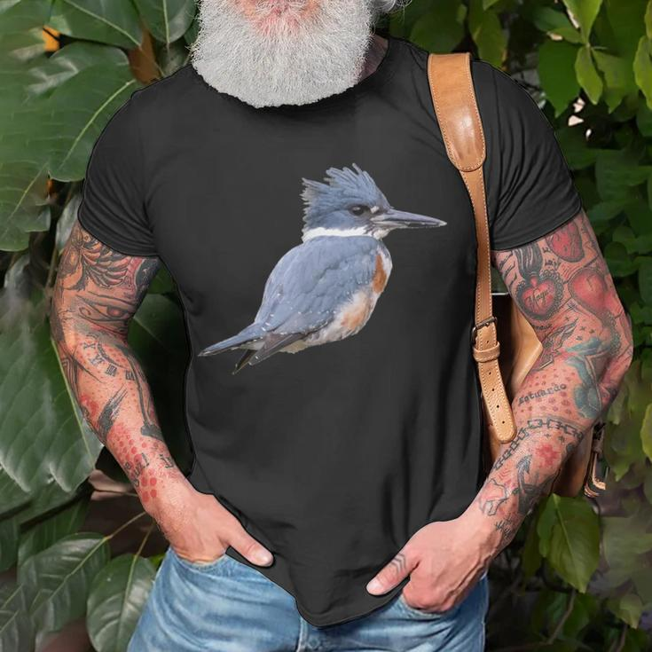 Belted Kingfisher Graphic T-Shirt Gifts for Old Men