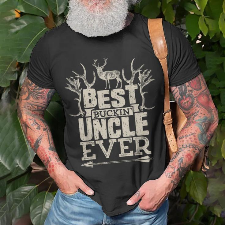 Best Buckin Uncle EverHunting Hunter Bucking Gift Hunter Funny Gifts Unisex T-Shirt Gifts for Old Men