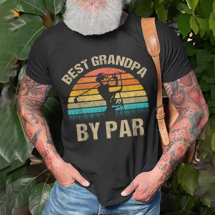 Best Grandpa By Par Fathers Day Golf Unisex T-Shirt Gifts for Old Men