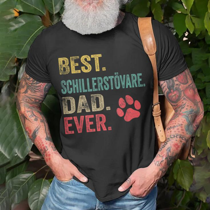 Best Schillerstövare Dad Ever Vintage Father Dog Lover T-Shirt Gifts for Old Men