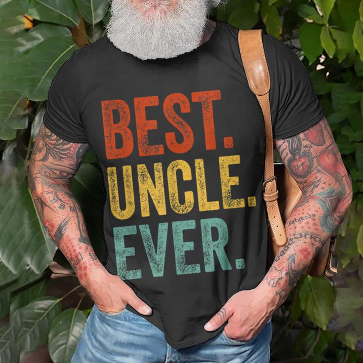 Best Uncle Ever Fathers Day Present Papa Daddy Grandpa Gift For Mens Unisex T-Shirt Gifts for Old Men
