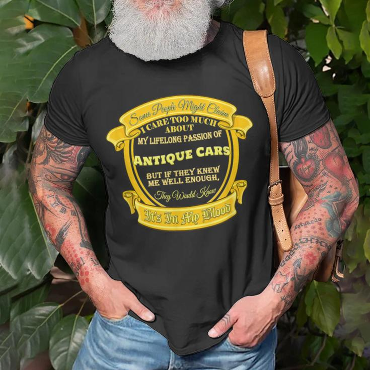 Big Into Antique Cars Perfect For Lovers Of Antique Cars T-Shirt Gifts for Old Men