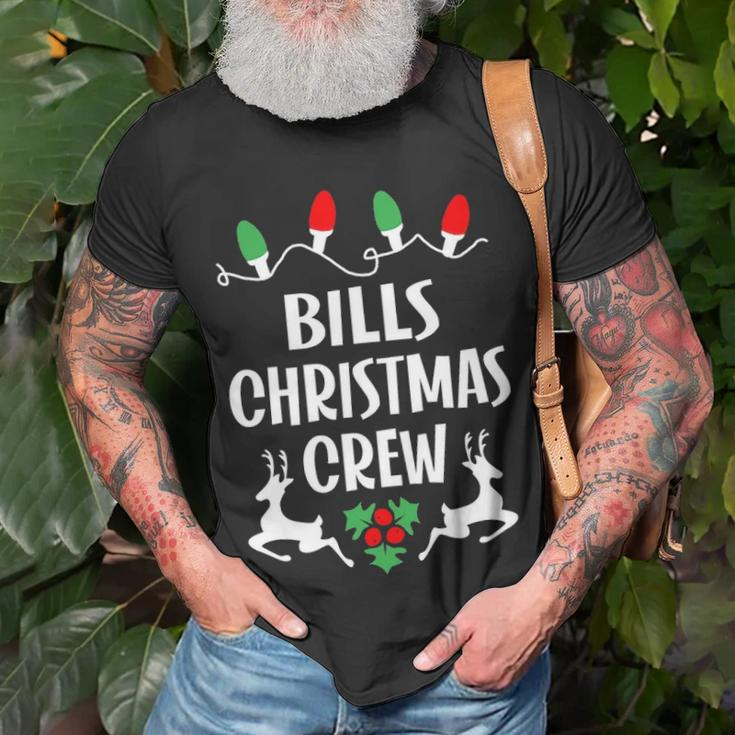 Bills Name Gift Christmas Crew Bills Unisex T-Shirt Gifts for Old Men