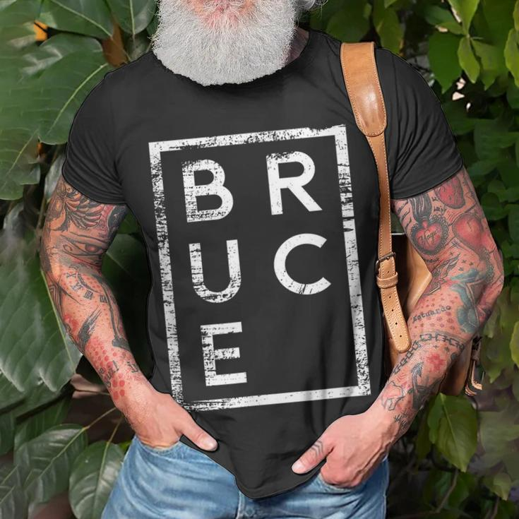Bruce Minimalism T-Shirt Gifts for Old Men