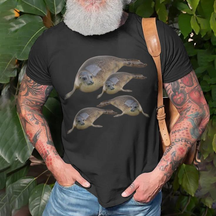 California Sea Lions Marine Mammal Seals T-Shirt Gifts for Old Men