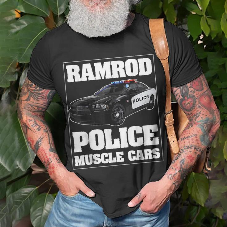 Car Ramrod Police Muscle Cars Say Car Ramrod Troopers Cars Funny Gifts Unisex T-Shirt Gifts for Old Men