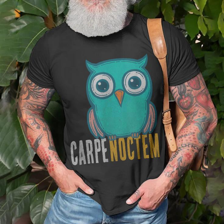 Carpe Seize One's Day Nope The Night Classical Latin T-Shirt Gifts for Old Men