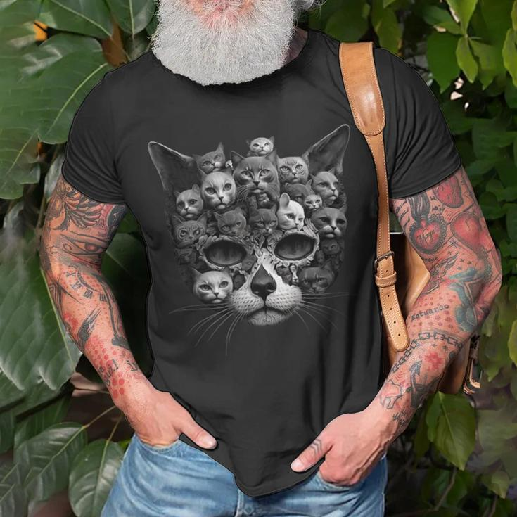Cat Skull - Halloween Costume Skull Cat Unisex T-Shirt Gifts for Old Men