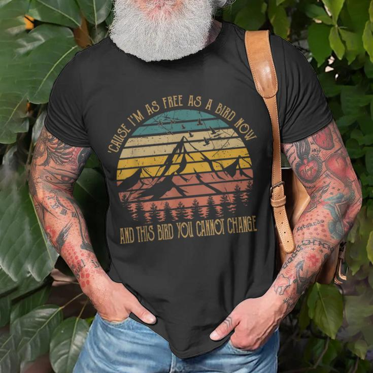 Cause I'm As Free As Birds Now & This Bird You Cannot Change T-Shirt Gifts for Old Men