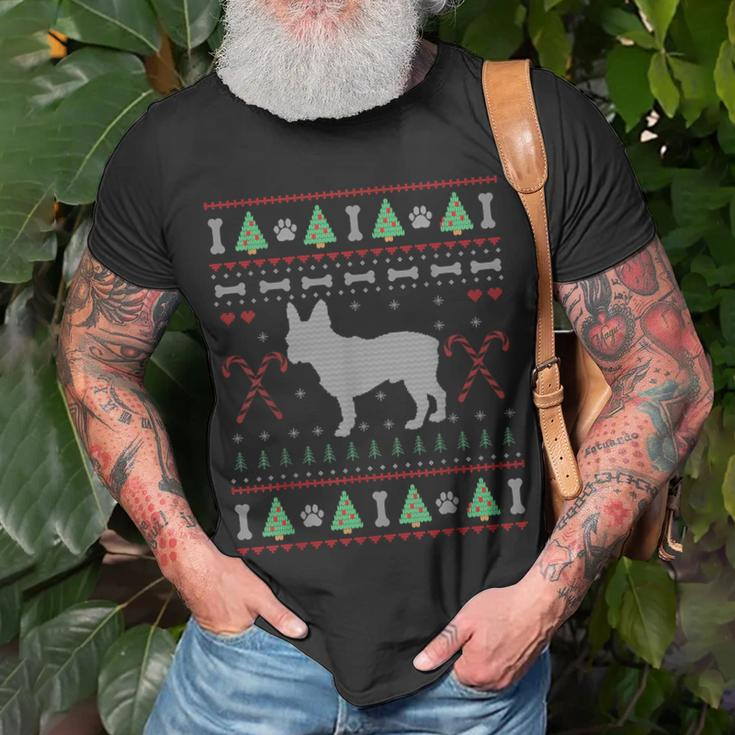 Christmas French Bulldog Ugly Sweater Dog Lover T-Shirt Gifts for Old Men