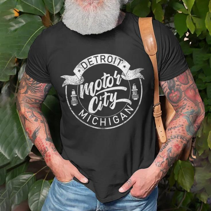 Classic Detroit Motor City Michigan Michiganians Pride Gift Unisex T-Shirt Gifts for Old Men