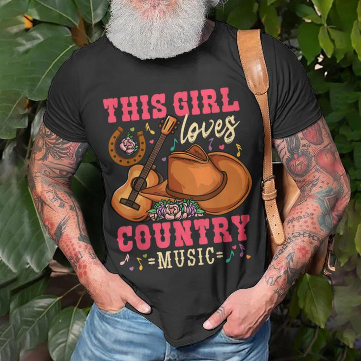 Country Music Western Cowgirl Squaredance Linedance Unisex T-Shirt Gifts for Old Men