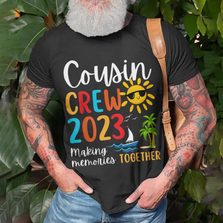 Cousin Crew 2023 For Summer Vacation Beach Family Matching Unisex T-Shirt Gifts for Old Men