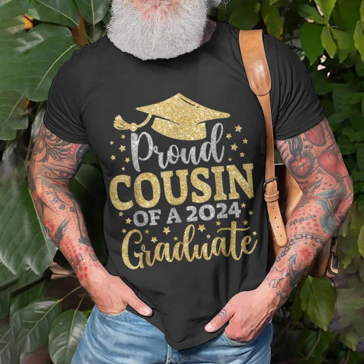 Cousin Senior 2024 Proud Cousin Of A Class Of 2024 Graduate Unisex T-Shirt Gifts for Old Men