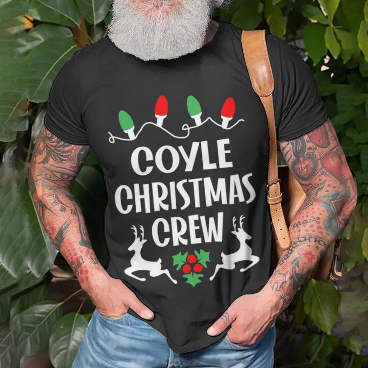 Coyle Name Gift Christmas Crew Coyle Unisex T-Shirt Gifts for Old Men