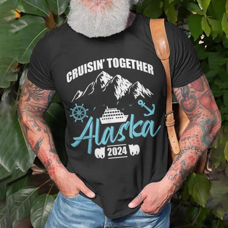 Cruising Together Alaska Trip 2024 Family Weekend Trip Match T-Shirt Gifts for Old Men