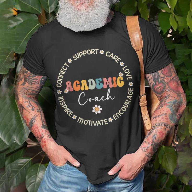 Cute Academic Coach Squad Appreciation Week Back To School T-Shirt Gifts for Old Men