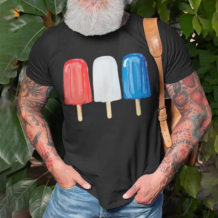 Cute Colorful Summer 4Th Of July Kids Popsicle Unisex T-Shirt Gifts for Old Men