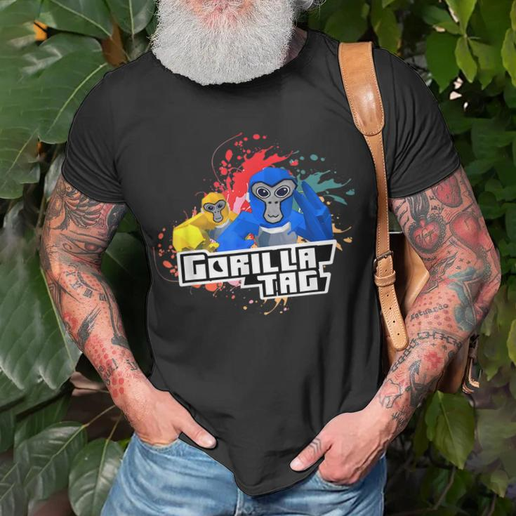 Cute Gorilla Tag Monke Vr Gamer For Kids Adults Ns Gift Unisex T-Shirt Gifts for Old Men