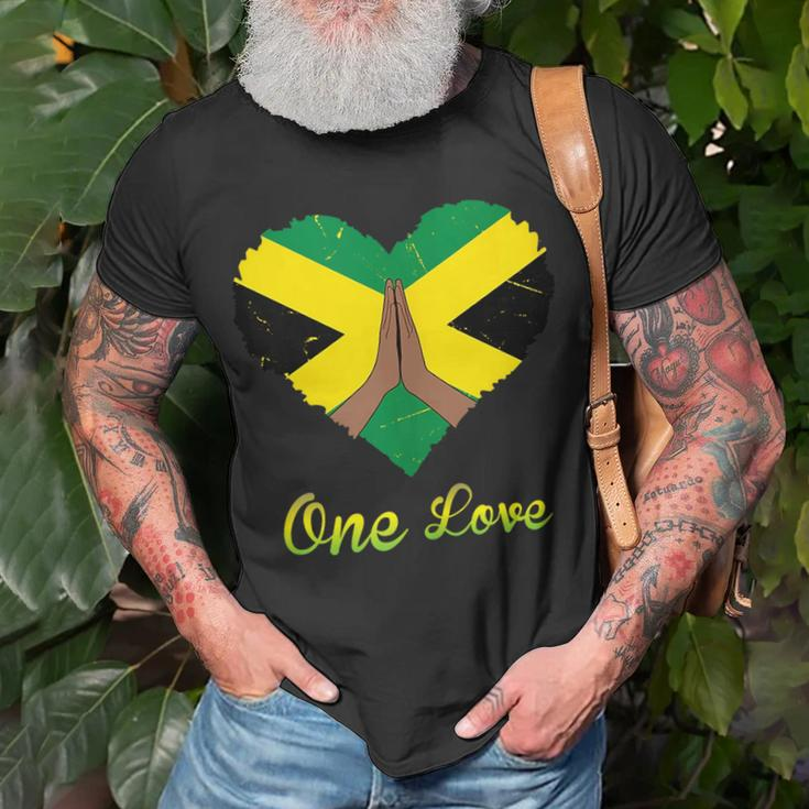 Cute Jamaican One Love Meditation Meditation Funny Gifts Unisex T-Shirt Gifts for Old Men