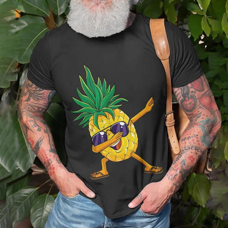 Dabbing Pineapple Hawaii Dab Dance Hawaiian Kids Unisex T-Shirt Gifts for Old Men