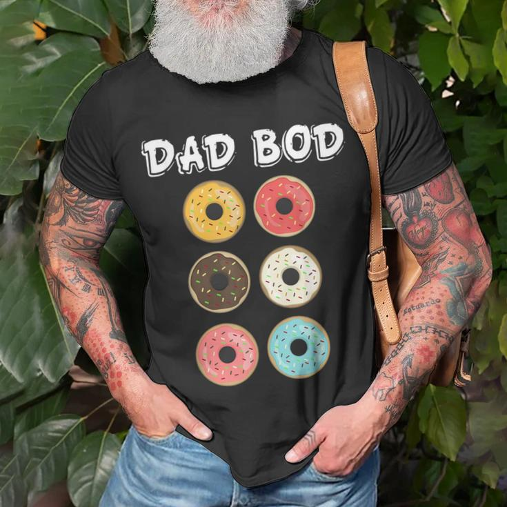 Dad Bod Donuts Six Pack T-Shirt Gifts for Old Men