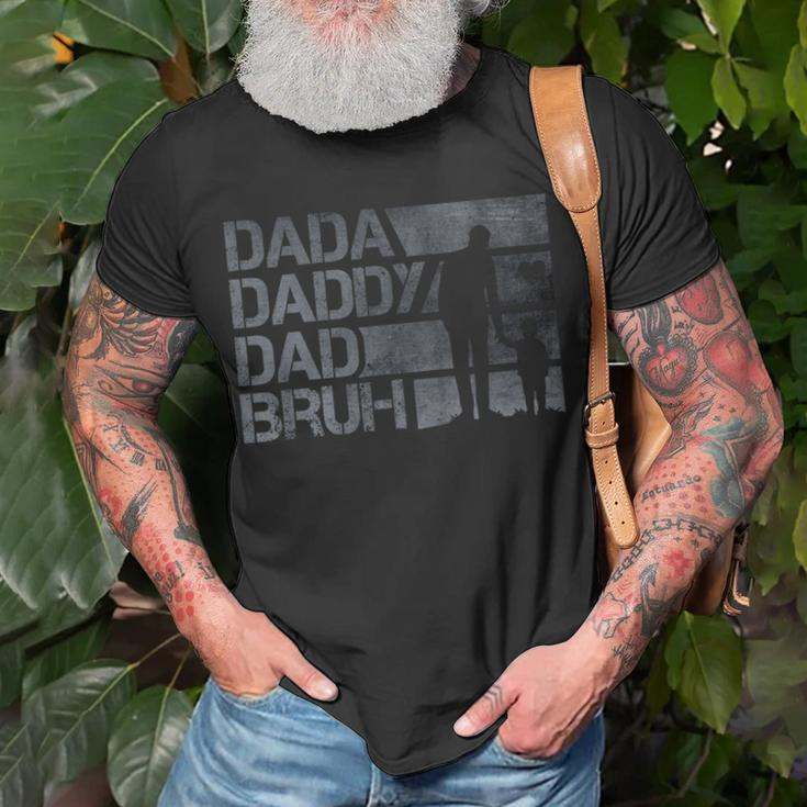 Dada Daddy Dad Bruh Fathers Day Funny New Father Girl Unisex T-Shirt Gifts for Old Men