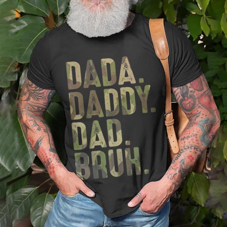 Dada Daddy Dad Bruh Funny Dad For Dads Fathers Day Unisex T-Shirt Gifts for Old Men