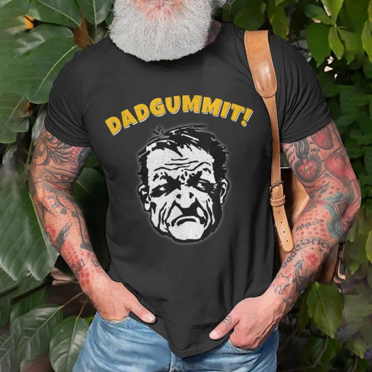 Dadgummit Gosh Darn Grumpy Old Man Southern Funny Vintage Unisex T-Shirt Gifts for Old Men