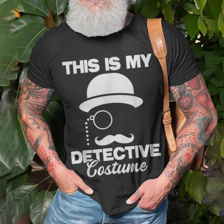 This Is My Detective Costume True Crime Lover Investigator T-Shirt Gifts for Old Men