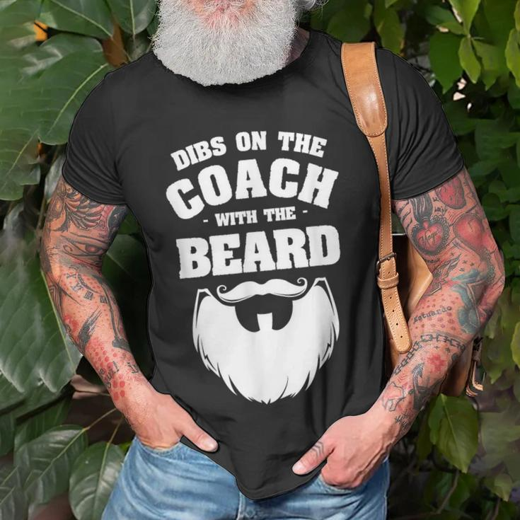 Dibs On The Coach With The Beard Coaching Coaches Unisex T-Shirt Gifts for Old Men
