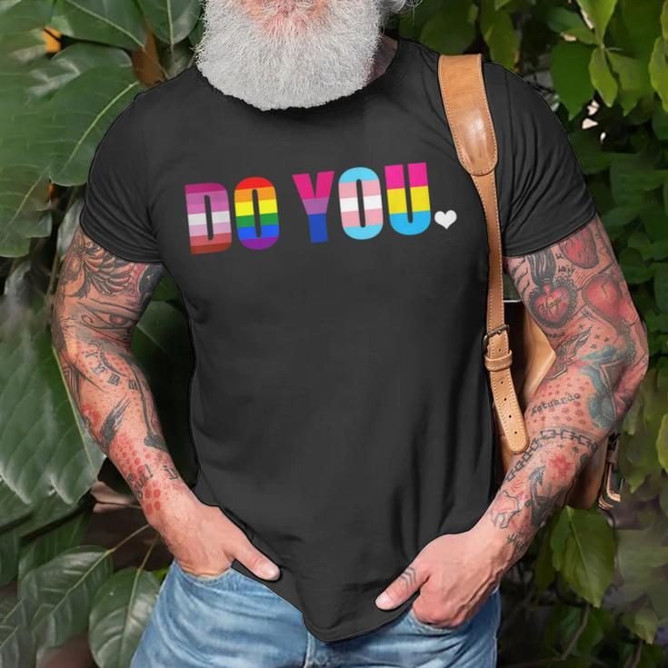 Do You Lgbtqia Pride Gay Transgender Lesbian Father Day Unisex T-Shirt Gifts for Old Men