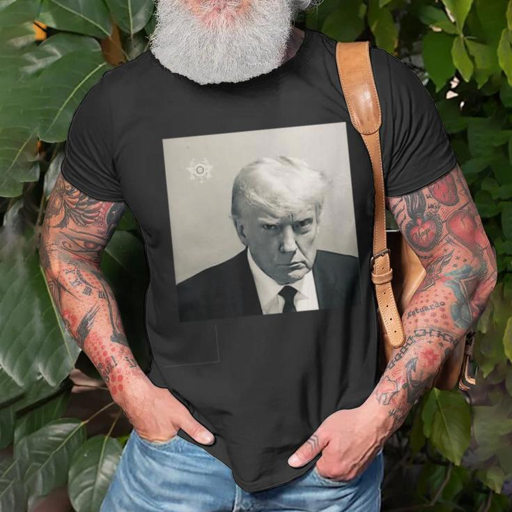 Donald Trump Shot Republican Arrest President Maga 2024 T-Shirt Gifts for Old Men