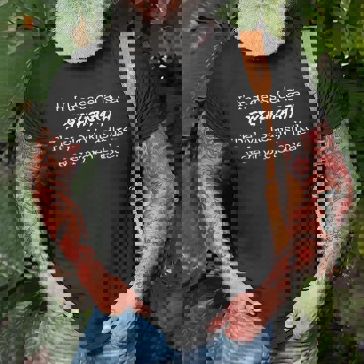 Dressed Like A Psychopath They Look Just Like Everyone Else T-Shirt Gifts for Old Men Dressed Like A Psychopath They Look Just Like Everyone Else T-Shirt Gifts for Old Men