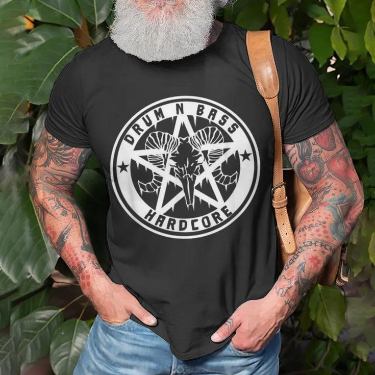 Drum N Bass Hardcore Gabber Devil Ecstasy Satan T-Shirt Gifts for Old Men
