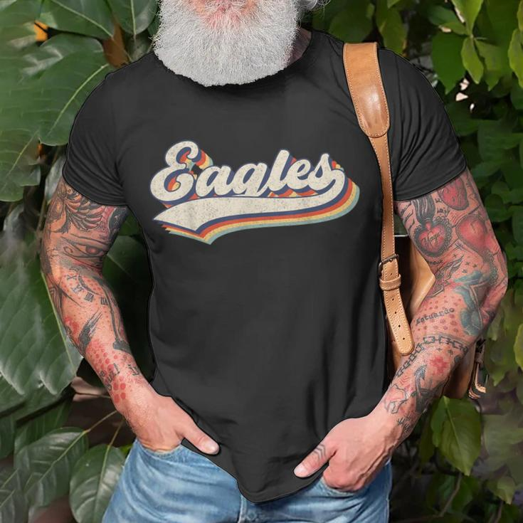 Eagles Surname Eagles Name Personalized Vintage Retro Eagles T-Shirt Gifts for Old Men