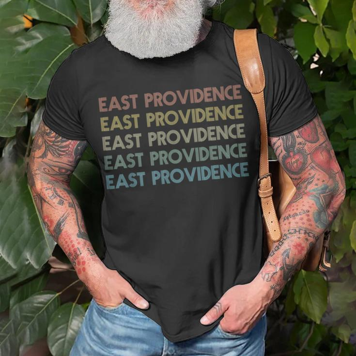 East Providence Rhode Island Pride Vintage State Ri Unisex T-Shirt Gifts for Old Men