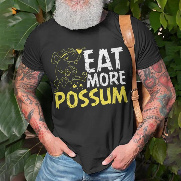Eat More Possum Funny Trailer Park Redneck Hillbilly Unisex T-Shirt Gifts for Old Men